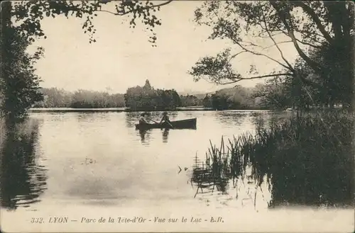 CPA Lyon Parc de la Tete-d'Or - Vur sur le Lac 1922