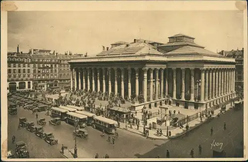 CPA Paris Pariser Börse / La Bourse Oldtimer 1934