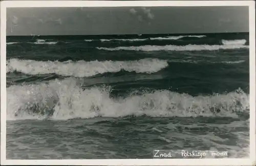 Ansichtskarte Polen (Allgemein) Znad Polskiego morza 1958