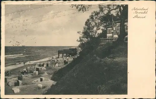 Postcard Rewahl Rewal Strand - Pavillon 1934 