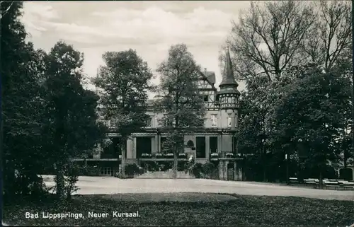 Ansichtskarte Bad Lippspringe Neuer Kursaal 1928 