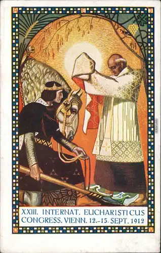 Ansichtskarte Wien XXIII Internationaler Eucharisticus Congress 1912 