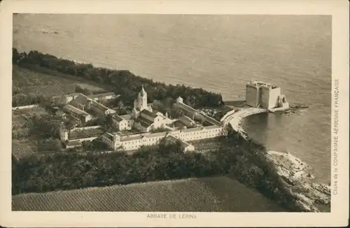 CPA Cannes Abbaye de Lérins / Abtei Notre-Dame de Lérins 1927