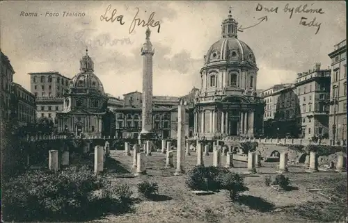 Cartoline Rom Roma Foro Traiano 1942
