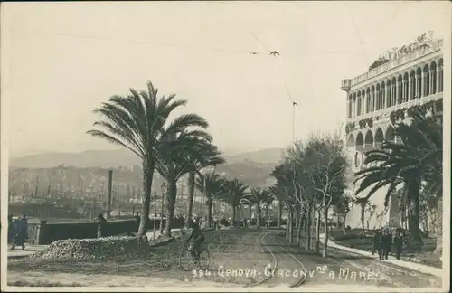 Cartoline Genua Genova (Zena) Circonv ne a Mare 1926
