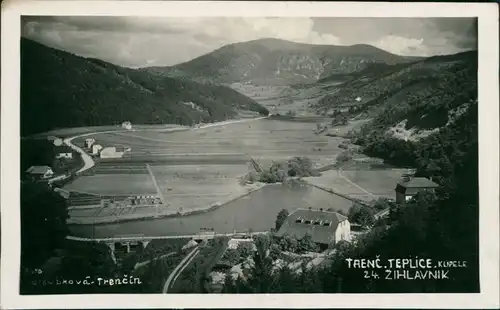 Trentschin-Teplitz Trenčianske Teplice Trencsénteplic Blick auf die  1929