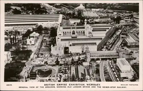 Wembley-London British Empire Exhibition,London Bridge, Never-Stop Railway 1924