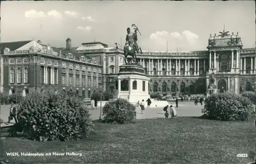 Ansichtskarte Wien Heldenplatz mit Neuer Hofburg 1967