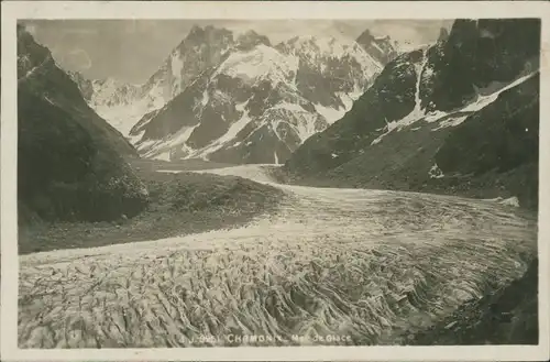 CPA Chamonix-Mont-Blanc Mer de Glace 1929