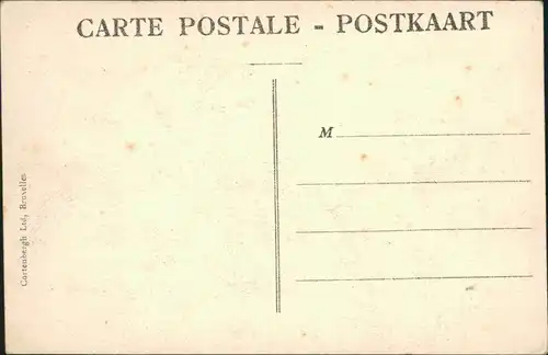 Postkaart Eeklo Allée des Pommiers - Institut Notre Dame aux Epines 1914