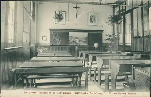 Eeklo Inrichting 0·L. V. ten Doorn. Klasse - Institut Notre Dame aux Epines 1914