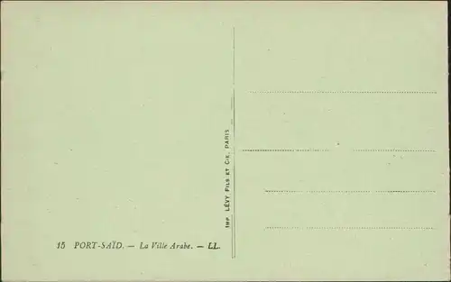 Port Said بورسعيد (Būr Saʻīd) La Ville Arabe / La Ville Arabe 1914