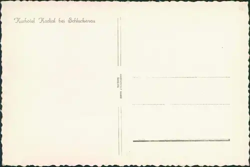 Postcard Schluckenau Šluknov Karltal-Kurhotel 1932 