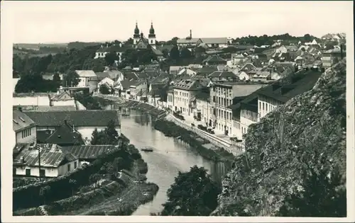Postcard Trebitsch Třebíč Stadtpartie 1929 