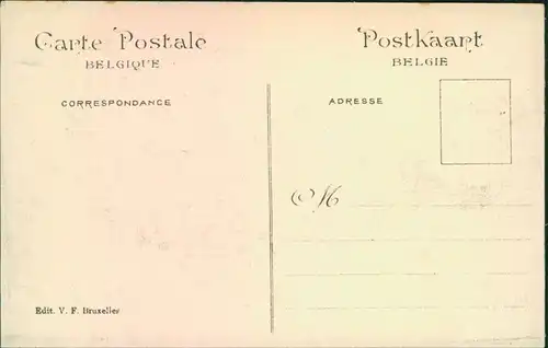 Postkaart Brüssel Bruxelles EXPO 1910 - Pavillon Monaco 1910 