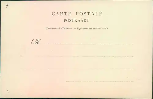 Postkaart Brüssel Bruxelles Hotel Metropole 1909 