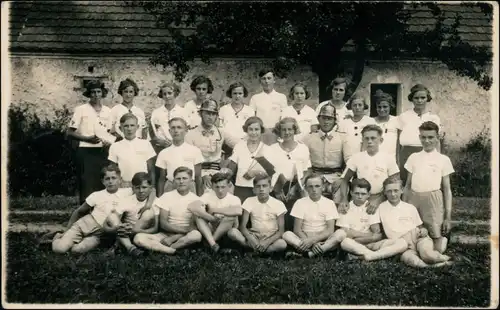 Foto Tschechien Kindergruppenfoto Manschaft 1965 Privatfoto 