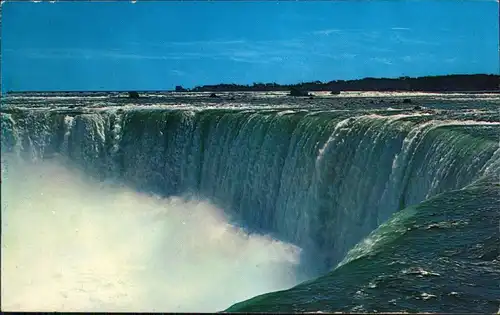 Postcard Niagara Falls (Ontario) Horseshoe Falls Roars 1972