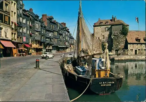 Ansichtskarte Honfleur Les Quais et la Lieutenance 1984