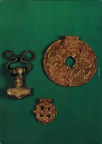 Stockholm HISTORISKA MUSEET: Heidnische Christliche Amulette 1990