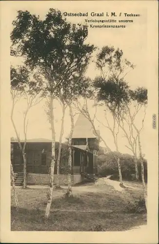 Ansichtskarte Graal-Müritz Blick auf das Teehaus 1915 