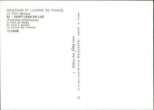 CPA Saint-Jean-de-Luz Le Port de Pêche 1980