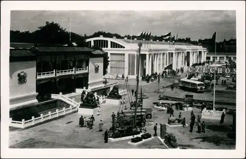 Posen Poznań Fragment Międzynaro dowych Targów Poznańskich 1956
