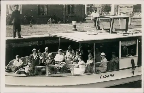 Foto  Fahrgastschiff Libelle 1933 Privatfoto 