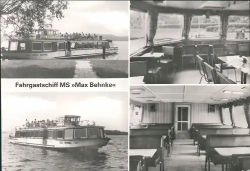 Bad Saarow Fahrgastschiff MS Max Behnke Walter Kranewitz g1984