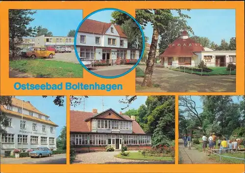 Boltenhagen Urlauberdorf Kurverwaltung Pavillon-Bar Krankenhaus Minigolf 1982