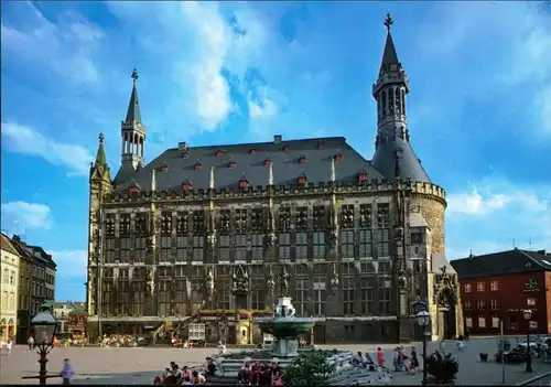 Ansichtskarte Aachen Rathaus 1994