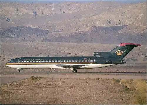 Akaba العقبة BOEING 727 - 2D3, Advanced JY-AFT, ROYAL JORDANIAN 1988