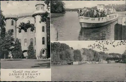 Ansichtskarte Berlin Fahrgastschiff MS Elfe Dampferfahrt Plötzensee 1960