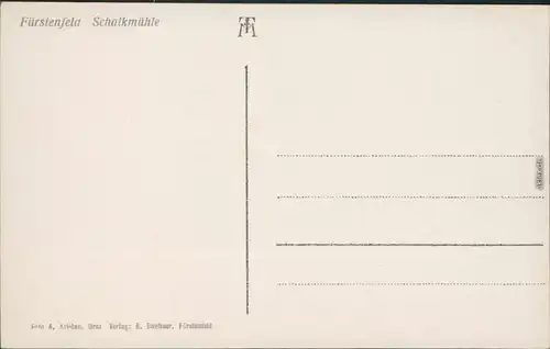 Ansichtskarte Fürstenfeld Stadt und Schalkmühle 1930 