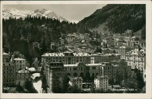 Ansichtskarte Bad Gastein Panorama an der Tauernbahn 1949