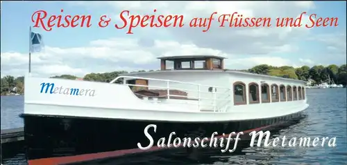 Ansichtskarte Berlin Salonschiff Metamera 2002