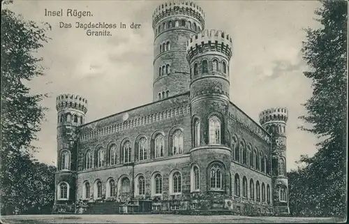 Ansichtskarte Binz (Rügen) Das Jagdschloß 1907 