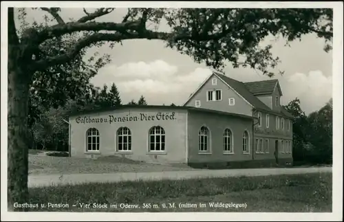 Pfaffen-Beerfurth-Reichelsheim (Odenwald) Gasthaus Vier Stöck 1939 