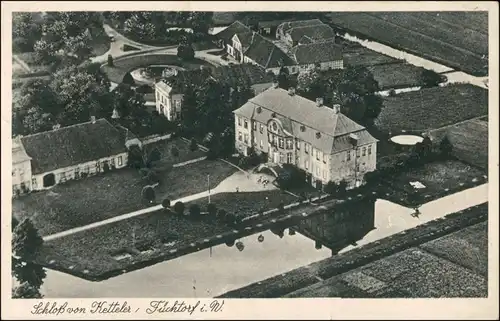 Ansichtskarte Füchtorf-Bad Sassendorf Luftbild Schloß Ketteler 1932 