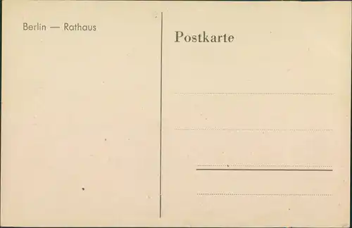 Ansichtskarte Mitte-Berlin Partie am Roten Rathaus 1935