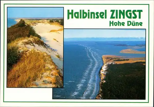 Ansichtskarte Zingst Hohe Düne Halbinsel 1990