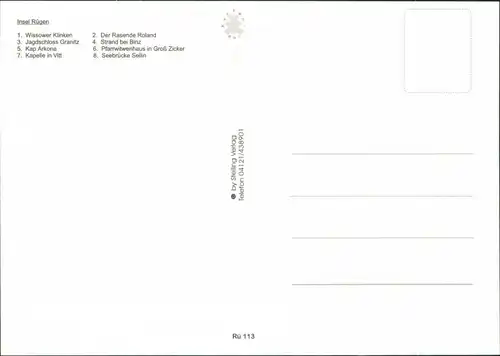 Mecklenburg-Vorpommern   Rügen: Rasende Roland, Seebrücke, Pfarrwitwenhaus 1990