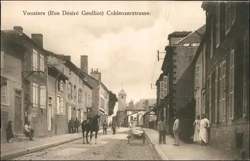 CPA Vouziers Vouziers Rue Desire Geulliot/Coblenzerstrasse 1915 