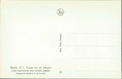 Postkaart Ravels Kinder bei der Ernte - Open Lucht School 1932