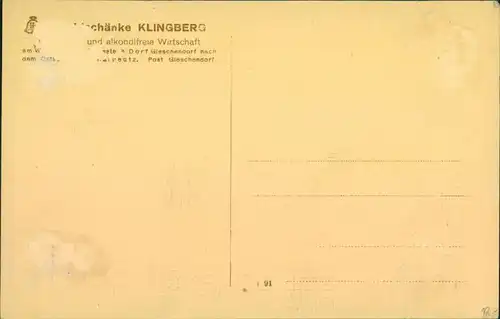 Gleschendorf-Scharbeutz Siedlung Klingberg Gr. Pönitzer See 1919 