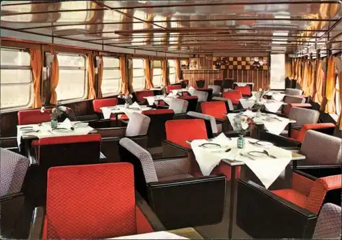 Berlin Weiße Flotte Berlin - Luxusfahrgastschiff MS "Pelikan" 1976