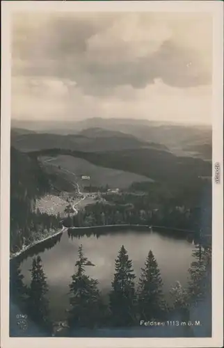 Ansichtskarte Feldberg (Schwarzwald) Feldsee 113 m ü.M. 1915