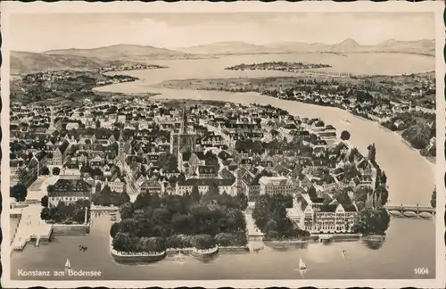 Ansichtskarte Konstanz Künstlerkarte gezeichnet 1935