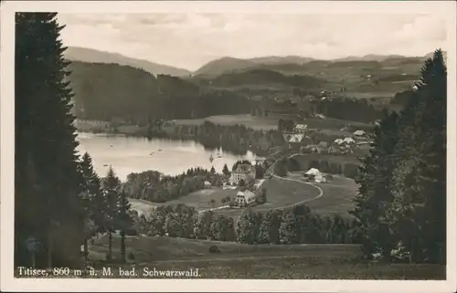 Ansichtskarte Titisee Blick aufs Bad im Schwarzwald 1928