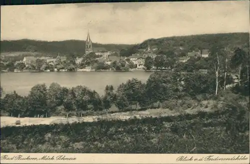 Ansichtskarte Buckow (Märkische Schweiz) Blick von der Ferdinandshöhe 1930